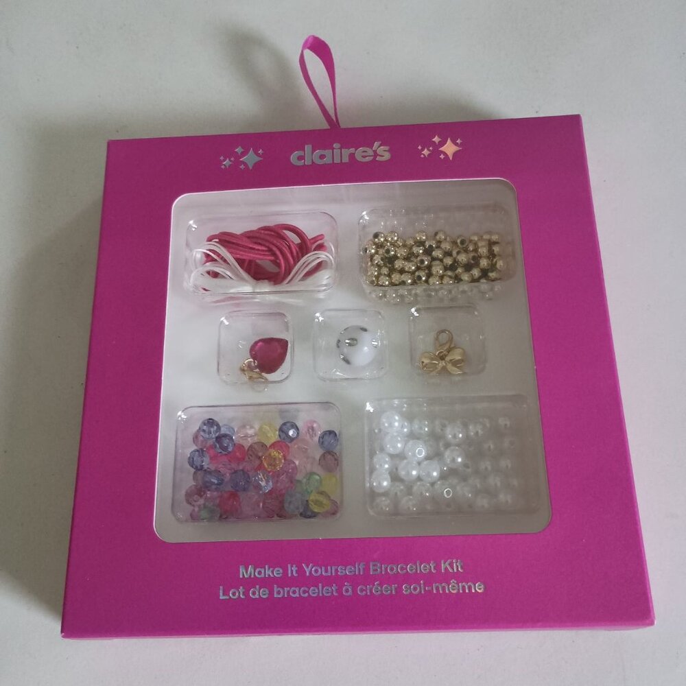 NWT Claire’s make it yourself bracelet kit